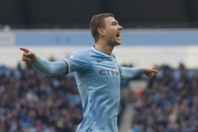 Edin Dzeko Transfer Rumours: Latest News on the Manchester City Star