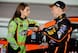 Teacher (Mark Martin, right) and student for 2014 (Danica Patrick).