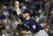 Carter Capps joined the Marlins after arriving in a trade for Logan Morrison in the offseason.