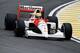 Senna at his home race in 1991.