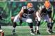 Alex Mack (55) could anchor the Giants O-line.