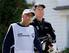 Jim Furyk with his long-time caddie, Fluff Cowan.