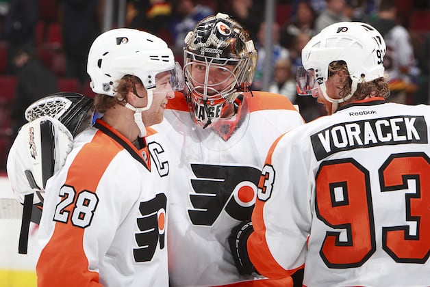 Grades for Philadelphia Flyers' Stars at the Olympic Break
