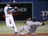 Ryan Goins appears to be the front-runner for the second base starting job.