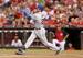 Ike Davis admiring a home run.