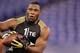 Dwayne Allen at the 2012 Combine, several months before he was selected by the Indianapolis Colts in the third round.