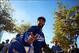 Why Matt Kemp was walking around without his mandatory bubble wrap protection, nobody knows.