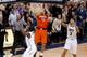 Tyler Ennis prepares to throw up what would end up being the game-winning shot against Pittsburgh