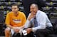 Stephen (left) and Dell Curry