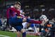 Gerard Pique and the Barca defence didn't fare too well once again.