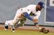Kemp patrols the Dodgers outfield in healthier times.