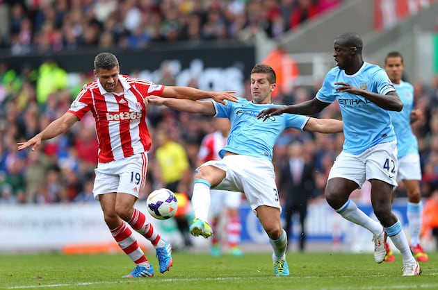 How Manchester City Will Line Up Against Stoke City