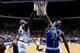 Vintage Shaq and KG. Orlando has a maximum streak of four seasons without reaching the playoffs, while Minnesota couldn't get there for nine seasons and counting.