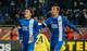 Konoplyanaka celebrates his match-winning penalty.