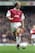26 Dec 1997: Dennis Bergkamp of Arsenal looks up during the FA Carling Premiership match against Leicester City at Highbury Stadium in London. Arsenal won 2-1. \ Mandatory Credit: Shaun Botterill /Allsport
