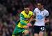Ricky van Wolfswinkel worked hard all afternoon against Spurs.