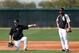 Paul Konerko points at Jose Abreu. Why? I do not know.