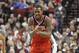 Trevor Booker is the most likely candidate to take over the starting spot at power forward in Nene's absence.