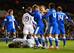 Jan Vertonghen lays on the floor suffering from an imaginary injury.
