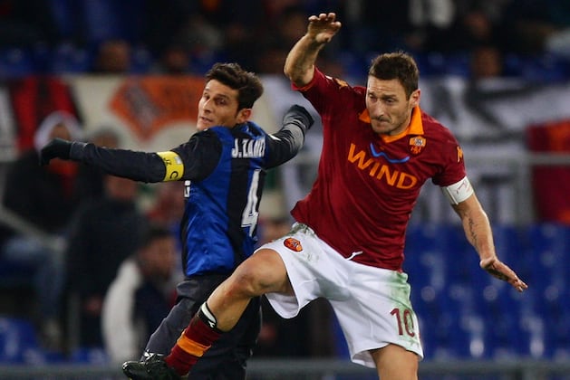 Francesco Totti vs. Javier Zanetti and the 20 Best One-Club Men of Recent Times