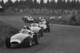Stirling Moss leads Tony Brooks at the 1958 German Grand Prix.