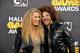 Victoria Azarenka poses with Redfoo at the Hall of Game Awards.
