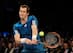 Andy Murray at exhibition in Indian Wells