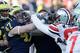 Jake Ryan mixing it up with Ohio State