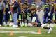 Jerick McKinnon at February's scouting combine