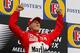 Schumacher celebrates his victory at the 2004 Australian Grand Prix.