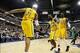 David West, Lance Stephenson and Roy Hibbert celebrate Indy's 94-83 win over the Boston Celtics on March 11 to snap a four-game losing streak.