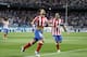 Atletico Madrid's Diego celebrates a goal.