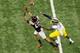 Kyle Fuller playing the ball.