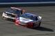 Denny Hamlin (l) & Joey Logano final lap 2013 Auto Club 400