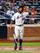 Eric Young Jr., Mets outfielder, stepping to the plate.