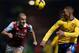 Kieran Gibbs and West Ham United's Joe Cole in this season's London derby.