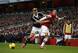 James Ward-Prowse battles Arsenal's Mesut Ozil.