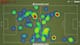 Nabil Bentaleb's action heat map versus Benfica in the Europa League second leg, as recorded by Squawka.