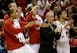 Wisconsin responded forcefully after falling behind early to American.