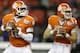 Former Clemson quarterback Tajh Boyd and senior Cole Stoudt