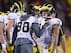 Michigan QB Devin Gardner on crutches