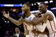 Iowa State's DeAndre Kane (left) after sinking the game winner against North Carolina Sunday.