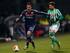 Lyon defender Miguel Lopes plays against Real Betis.