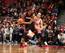 Miami Heat forward Chris Bosh against Chicago Bulls center Joakim Noah