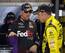 Denny Hamlin (l) and Matt Kenseth