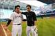 The Marlins have plenty of young, quality arms in the organization, including the 2013 National League Rookie of the Year in Jose Fernandez, left, and Henderson Alvarez, the author of a no-hitter.