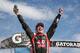 Kurt Busch Celebrates in Victory Lane