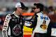 Kevin Harvick (l) and team owner Stewart