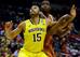Jon Horford struggled against much better athletes, but held his own for much of the season.