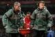 Arsenal forward Theo Walcott being carried from the field in January's 2-0 FA Cup win at home to Spurs.